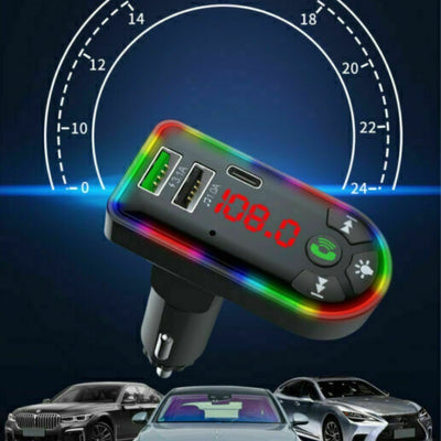 Car Bluetooth 5.0 MP3 Player FM Transmitter Radio 3.1A Fast Charger Adapter Lots