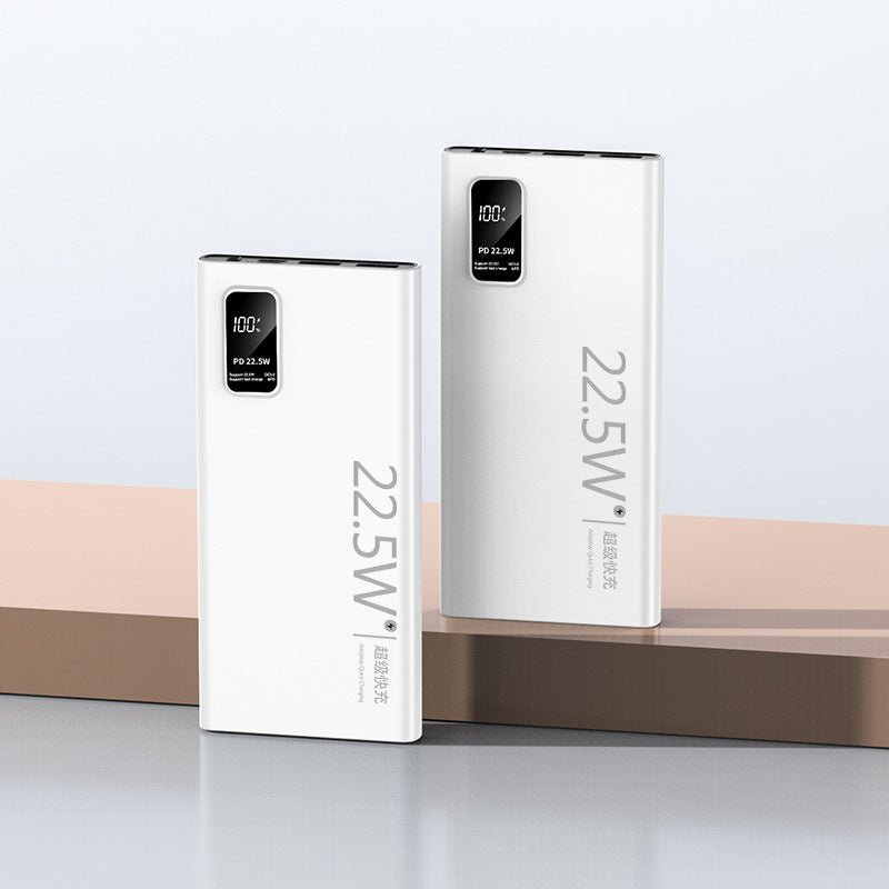 Two-way Fast Charge Power Bank Large Capacity Portable Ultra-thin Portable Power Source