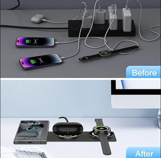 3-In-1 Foldable Wireless Fast Charger