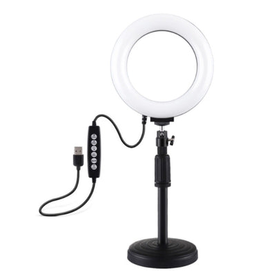 Dual Mobile Phone Position Desktop Live Broadcast Fill Light Ring-shaped Beauty Selfie Multi-function Anchor Bracket