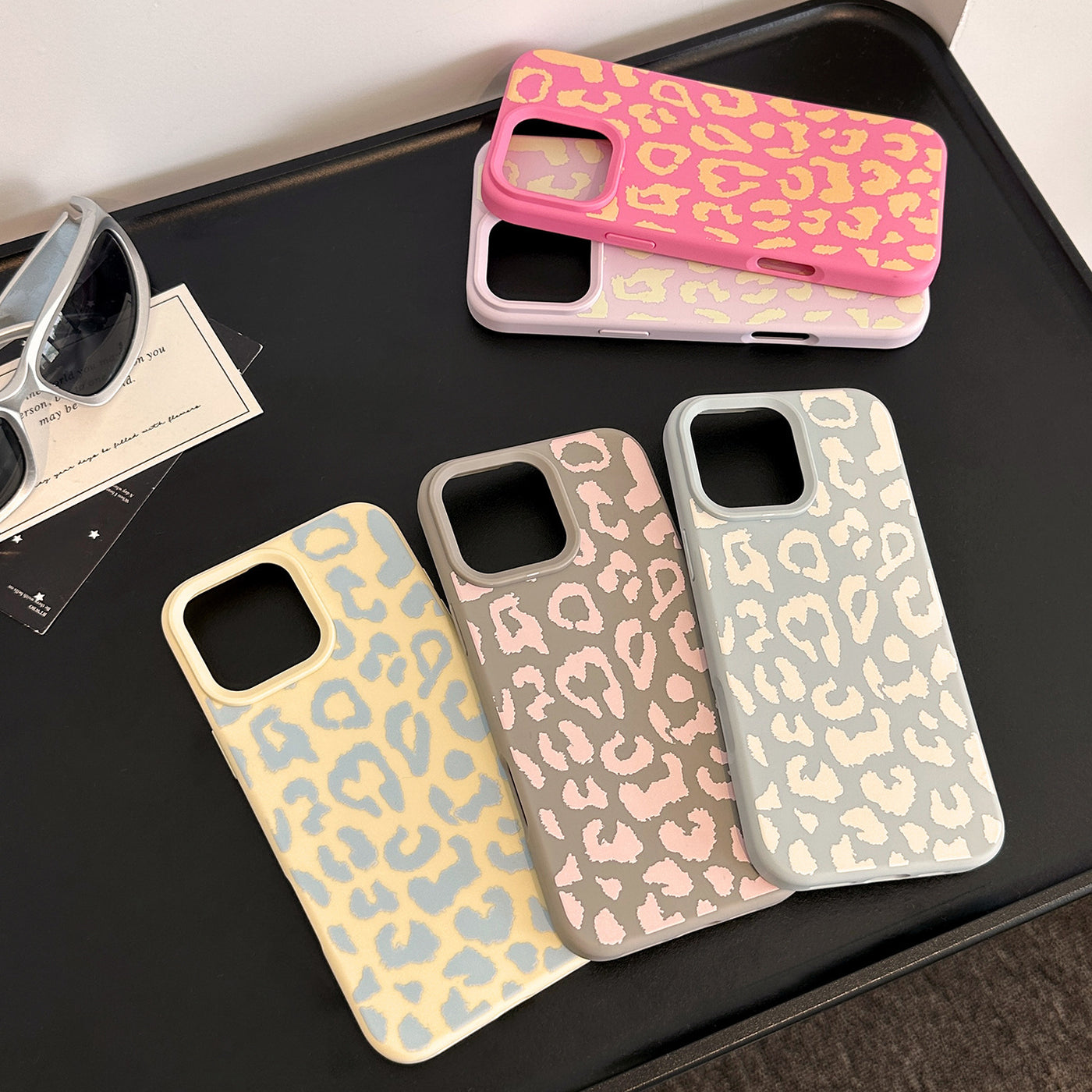 Personalized Leopard Print Trendy Cool Soft Silicone Phone Case